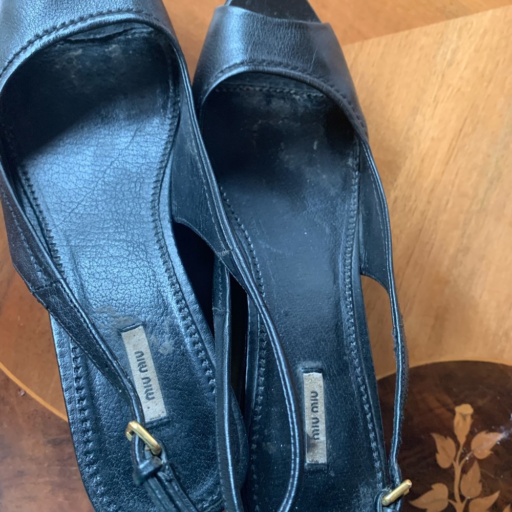 Miu Miu absolutely comfortable wedges